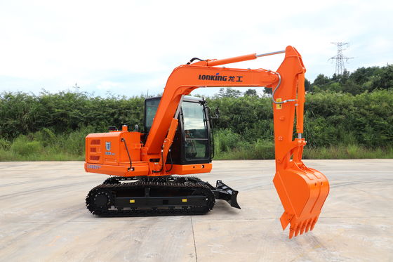 7 Ton Electric Drive Mini Crawler Excavator with 0.25-0.30 m³ Bucket Capacity