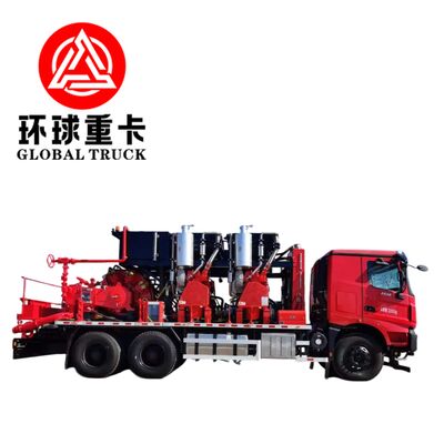 XYLC2500 8×6 オイルフィールドフラクチャリングトラック 2500馬力 15,000 psi圧力 非在来型石油・ガス抽出用