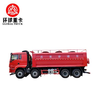 Euro 6 Shacman 8×4 Fracturing Sand Tanker Lorry with 20,000L Tank Volume for Oilfield Stimulation