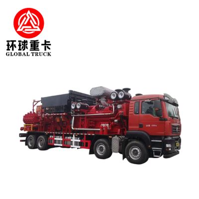 XYLC2500 8×6 オイルフィールドフラクチャリングトラック 2500馬力 15,000 psi圧力 非在来型石油・ガス抽出用