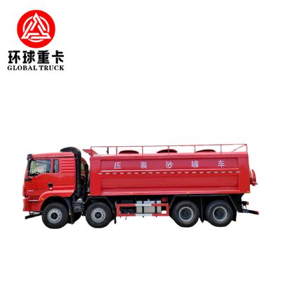 Euro 6 Shacman 8×4 Fracturing Sand Tanker Lorry with 20,000L Tank Volume for Oilfield Stimulation
