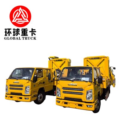 HOWO 4×2 350hp ナイジェリアの道路安全と建設地帯保護のためのシザーリフト付きディーゼル衝突クッショントラック