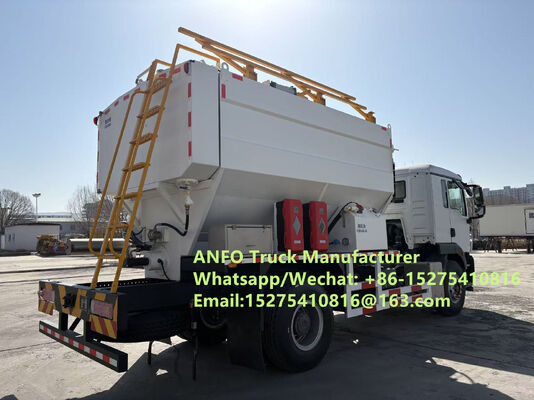 Sturdy and durable HOWO 10/15/20/30T BCLH-10 on-site mixing and charging machine granular ammonium explosive ANFO Truck Emulsion Blasting service Drilling mobile explosive Manufacturing Unit TREAD MMU