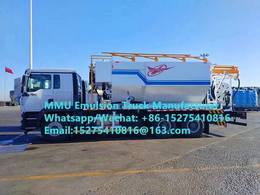 Multifunctional SINOTRUCK HOWO 15/20/25/30Ton mixing and charging emulsion Bulk Explosive ANFO Trucks mobile explosive Manufacturing Unit Монгол НЭГ DRC PERU GHANA ZIMBABWE Mining Blasting Service MMU