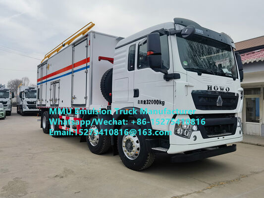 高品質スマートORICA 15/20/25トンオンサイト混合・充填乳化爆薬運搬車 バルク爆薬積載車 モンゴル鉱業発破サービス カザフスタン ウズベキスタン インドネシア コンゴ D.R.C. ギニア タンザニア MMU