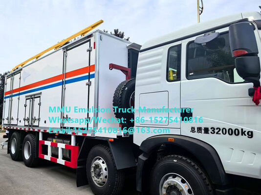 高品質スマートORICA 15/20/25トンオンサイト混合・充填乳化爆薬運搬車 バルク爆薬積載車 モンゴル鉱業発破サービス カザフスタン ウズベキスタン インドネシア コンゴ D.R.C. ギニア タンザニア MMU