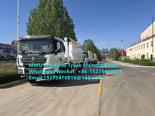 SHACMAN 20/25TON EMULSION LOADING TRUCK EMULSIONベースの大量爆発物を湿気または乾燥した爆穴に輸送する ロシア,カザフスタン,ウズベキスタン,インドネシア,コンゴ民主共和国,ザンビア,ジンバブエ,タンザニア,ガーナ,ギニア