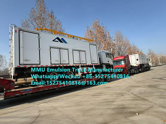 SAFER MORE EFFICIENT  20TON EMULSION-BASED BULK EXPLOSIVES TRUCK VEHICLE FOR WET OR DRY BLASTHOLES MONGOLIA, KAZAKHSTAN, UZBEKISTAN, INDONESIA, CONGO DRC, ZAMBIA, TANZANIA, GUINEA