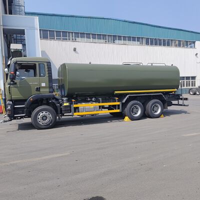 HOWO TX 6×4 水タンク トラック 15-20 CBM 容量 高圧遠心水ポンプと強化タンクボディ