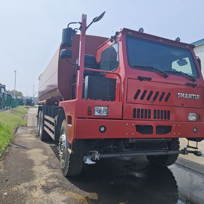 重荷シャントイ 6×4 鉱山用水スプリングラック 20トンのペイロードと炭素鋼タンク