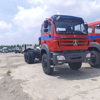 BEIBEN 2642 6×6 マイニング ダンプ トラック、420HP WEICHAI エンジンおよびヘビーデューティ マイニング用ペイロード 30 ～ 40 トンを搭載