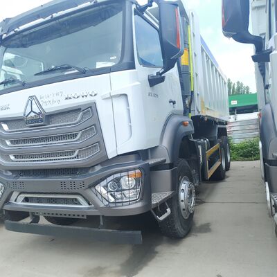 HOWO NX 6×4 重荷輸送用 400HP エンジンとU型ダンプボディの鉱山ダンプトラック