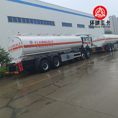 コンゴ鉱業向け 8x8 35000L 大型燃料タンカー