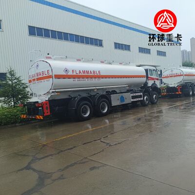 コンゴ鉱業向け 8x8 35000L 大型燃料タンカー