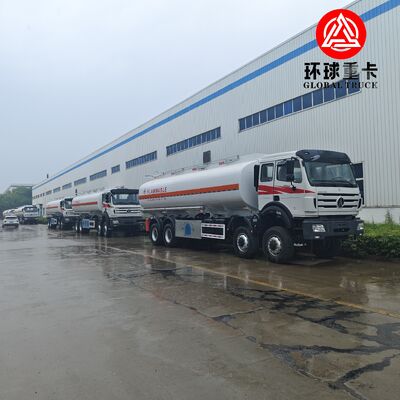 コンゴ鉱山地域向けヘビーデューティーオフロードシャーシ搭載、北奔 8x8 35000L ディーゼル燃料タンカートラック