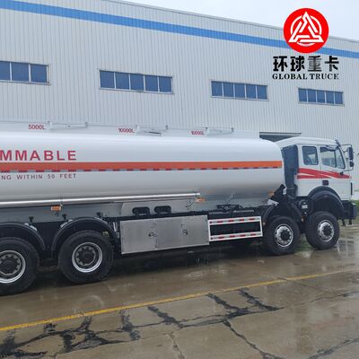 コンゴ鉱山プロジェクト向け、北奔8x8 35,000Lオイルタンクローリー 大型燃料タンカートラック