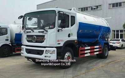 ドンフェン 4cbm 4*2 下水吸いトラック 下水吸い トランカー