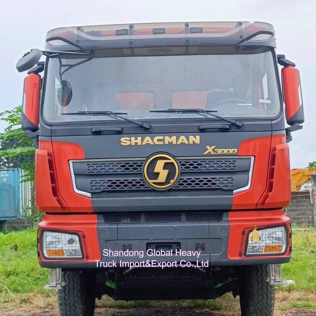 中古 シャックマン デロン X3000 F3000 6*4 10 ホイール 371 375 馬力 重荷 ターパー ダンプ トラック