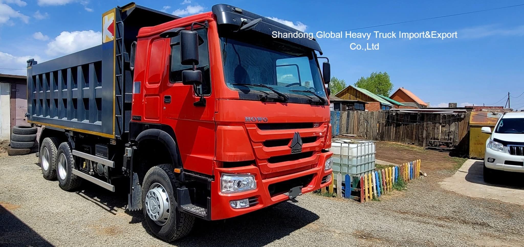 SINOTRUK HOWO ユーロ2 371HP-380HP 8X4 6X4 重荷用ダンプティッパー貨物トラック