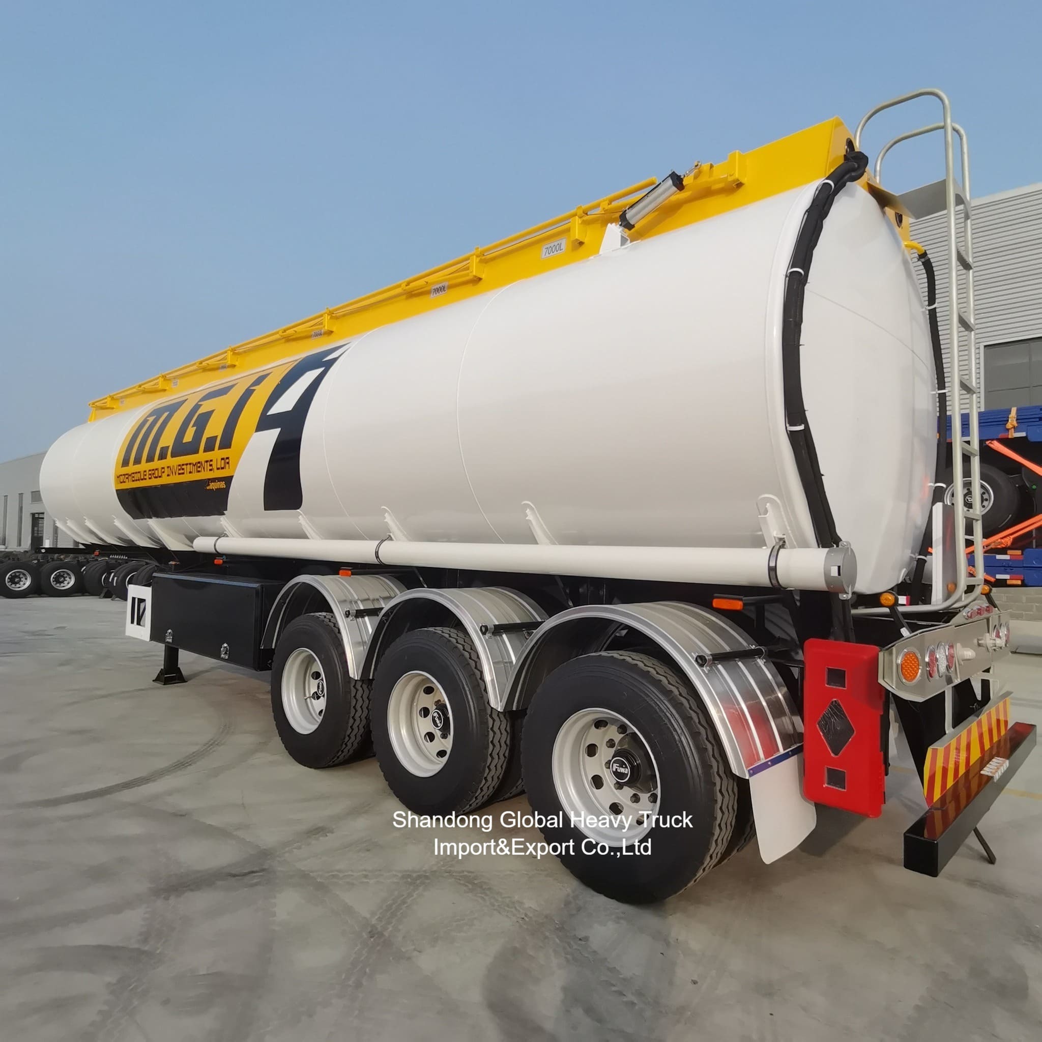 3軸 45000L ヘビーデューティー オイルタンカー セミトレーラー