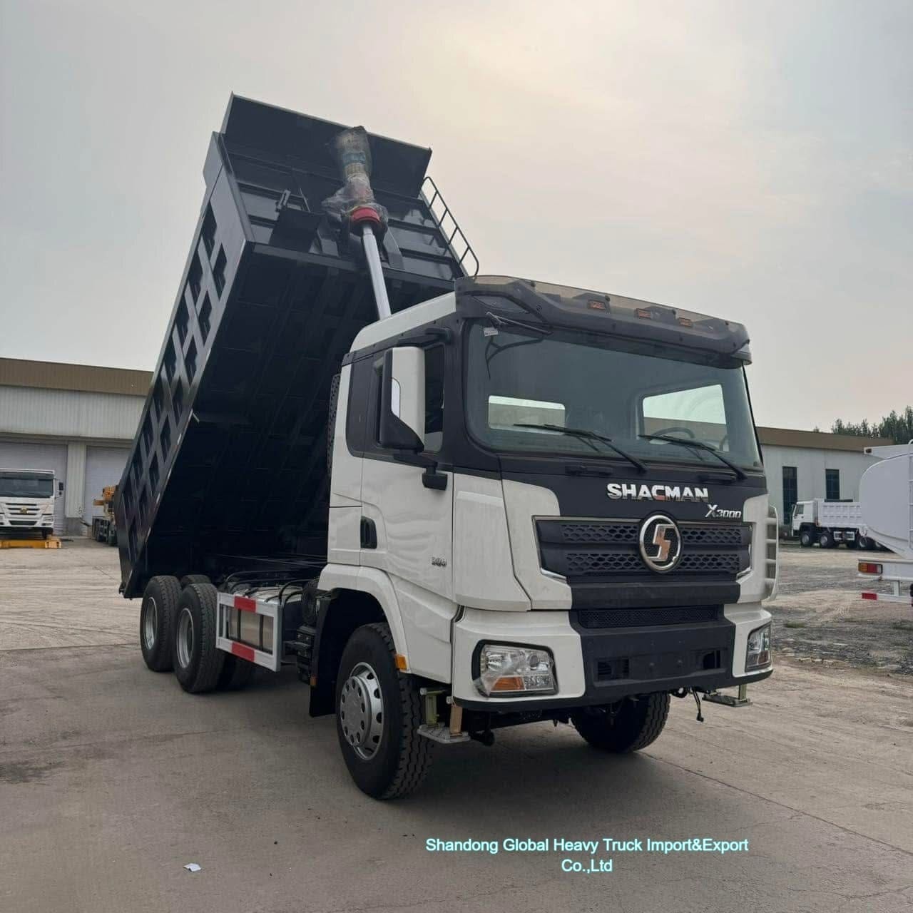 全新シャックマンX3000 6×4ダンプトラック 380-420HPエンジンと30-35トンの重労働建設用ペイロード