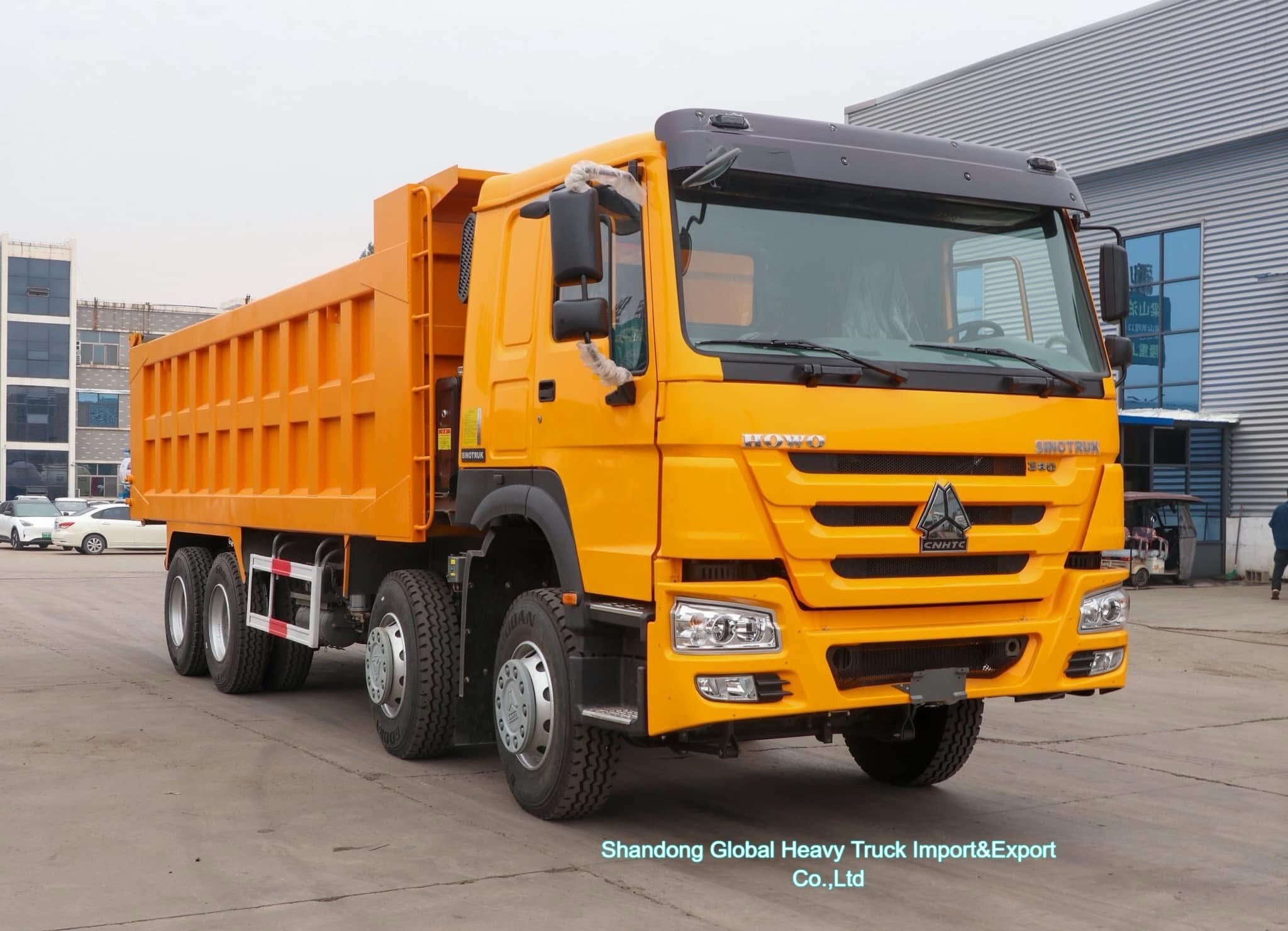 シノトルク HOWO 8x4 380HP ダンプトラック 30-45トンの容量