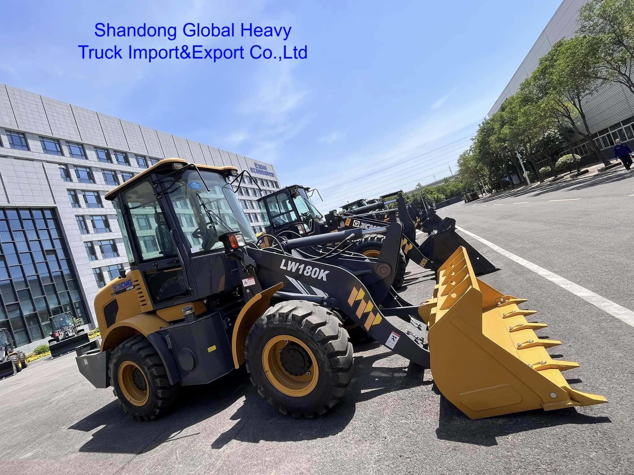 XCMG LW180K 1.8 トンの道路建設と鉱山用車輪積載機