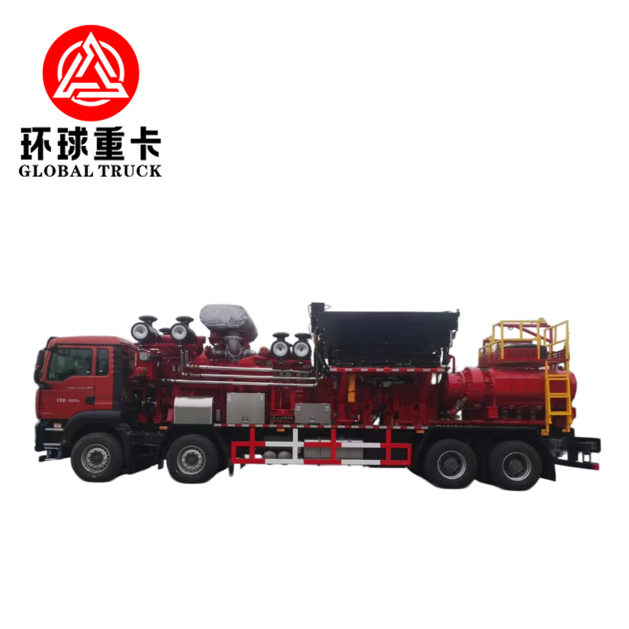 石油掘削用、高圧プランジャーポンプおよび8×6駆動構成を備えた2800HP石油掘削用フラクチャリングユニットトラック