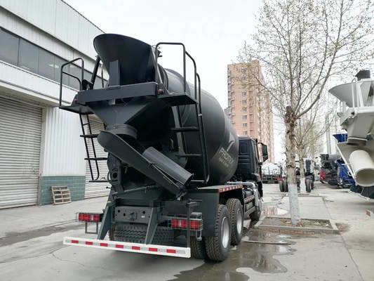 中国重汽 HOWO 6X4 大型 12m3 コンクリートミキサー車、30T ペイロード、300-400馬力エンジン